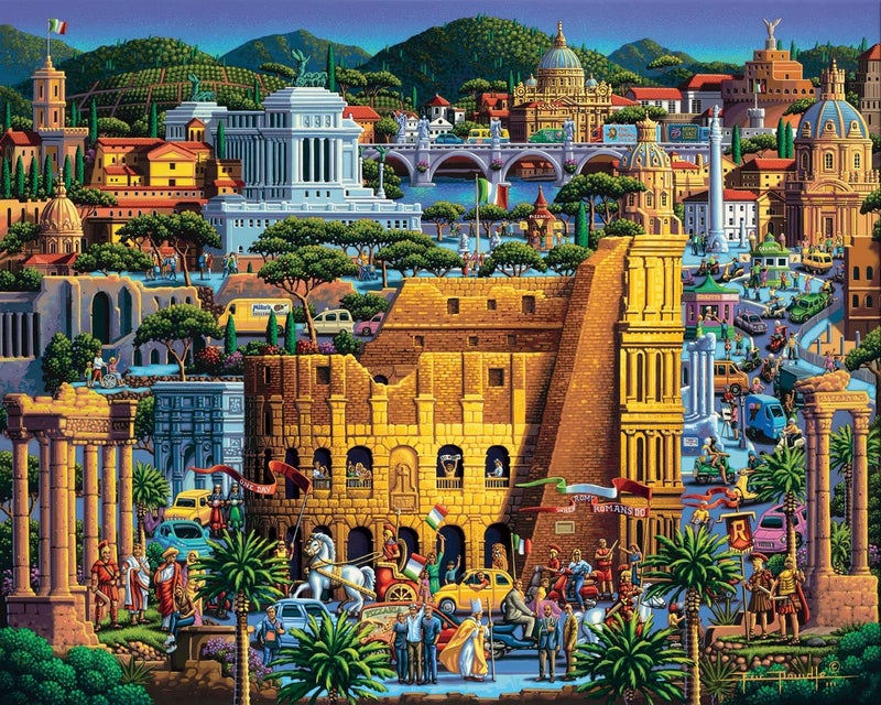 Dowdle Jigsaw Puzzle - Rome - 500 Piece - Image 2